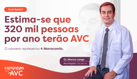 Você Sabia? Estima-se que 320 mil pessoas por ano terão AVC.