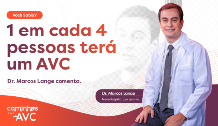 Você Sabia? 1 em cada 4 pessoa terá um AVC.