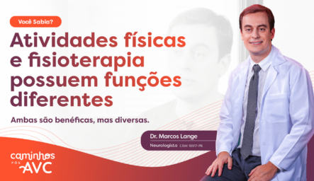 Atividades físicas e fisioterapia possuem funções diferentes.